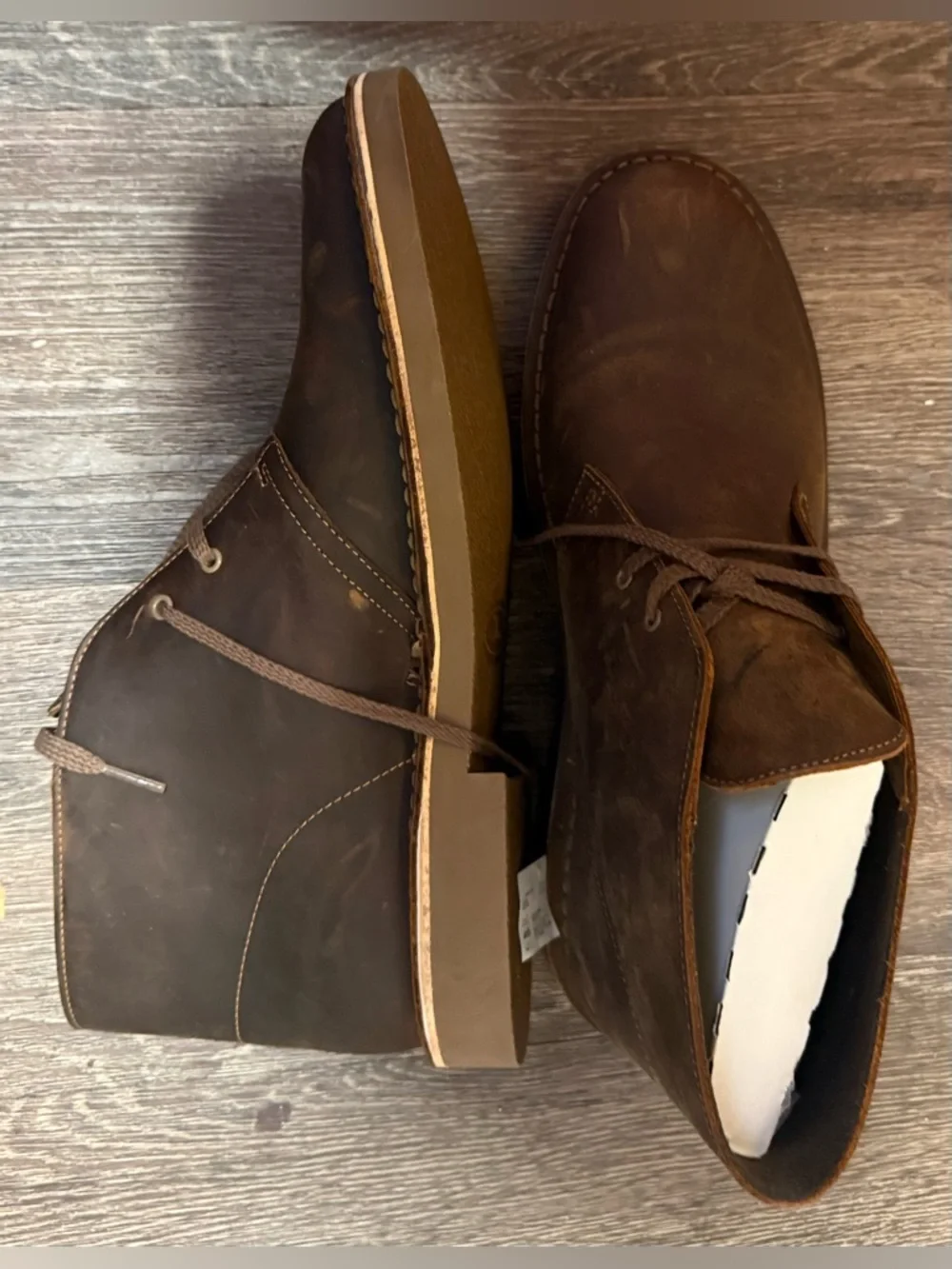 Clarks Men's Bushacre 2 Boot Beeswax Leather | Brown | Sz 12M | Brand New in Box